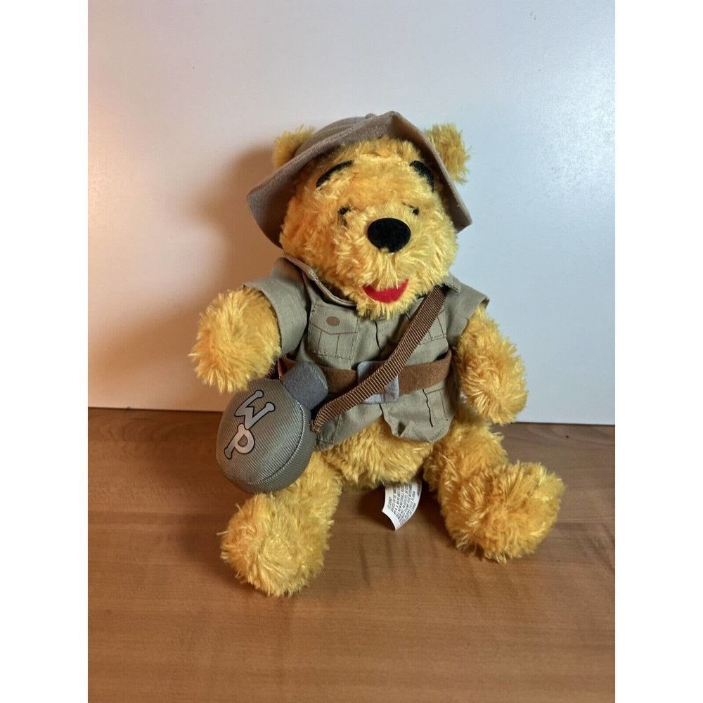 Disney Parks Animal Kingdom Safari Pooh Plush